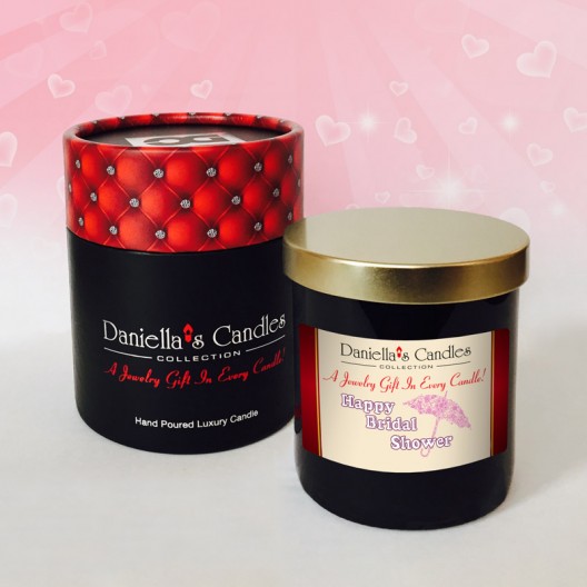 Happy Bridal Shower Jewelry Candle