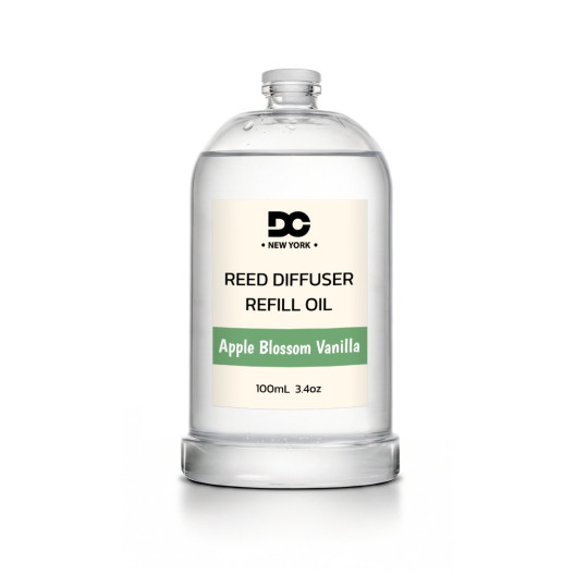 Apple Blossom Vanilla Reed Diffuser Refill Oil 3.4oz/100mL