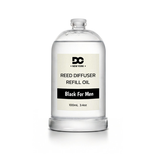 Black For Men Reed Diffuser Refill Oil 3.4oz/100mL