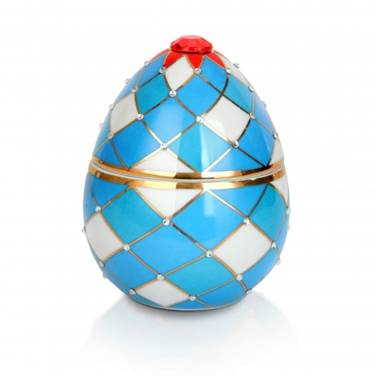 Harlequin Egg Candle