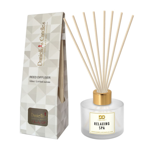 Relaxing Spa Reed Diffuser Set Frosted 3.4oz/100mL