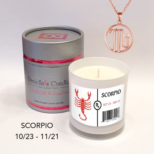 Scorpio Jewelry Candle