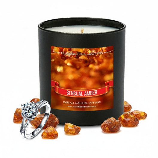 Sensual Amber Jewelry Candle